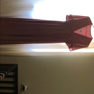 Pink blush maternity dress